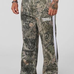 YoungLA Forest Camo sweatpants
